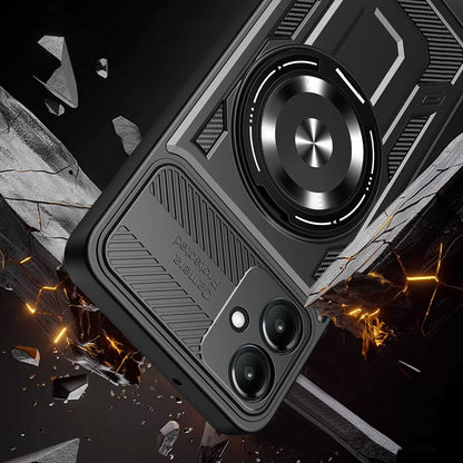 Cover til Samsung Galaxy A07 4G A075, Techsuit, RuggedCam, Blå