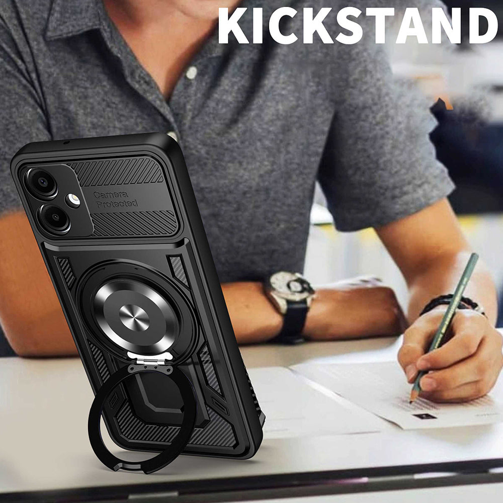 Cover til Samsung Galaxy A07 4G A075, Techsuit, RuggedCam, Blå