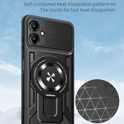 Cover til Samsung Galaxy A07 4G A075, Techsuit, RuggedCam, Lilla