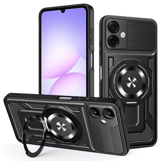 Etui til Samsung Galaxy A07 4G A075, Techsuit, RuggedCam, Sort