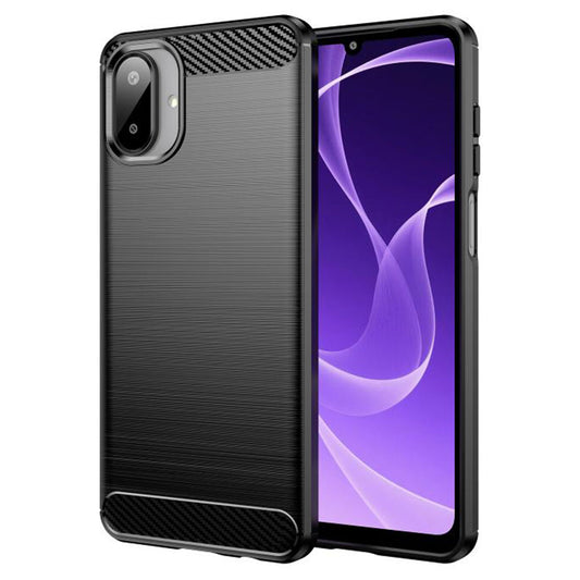 Cover til Samsung Galaxy A07 4G A075, Techsuit, Carbon, Sort