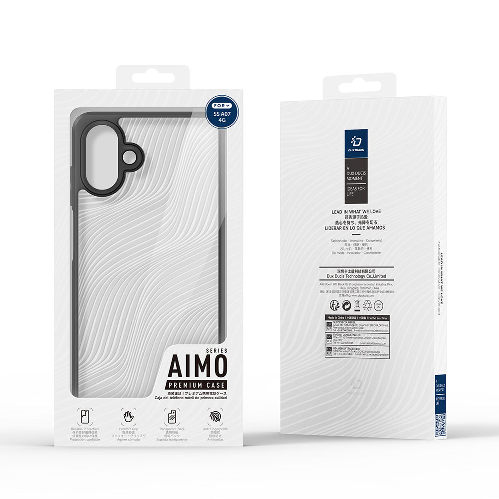 Cover til Samsung Galaxy A08 4G A085 / A07 5G A076 / A07 4G A075, DUX DUCIS, Aimo, Sort