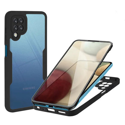 Cover til Samsung Galaxy A12 A125, Techsuit, ColorVerse 360, Sort