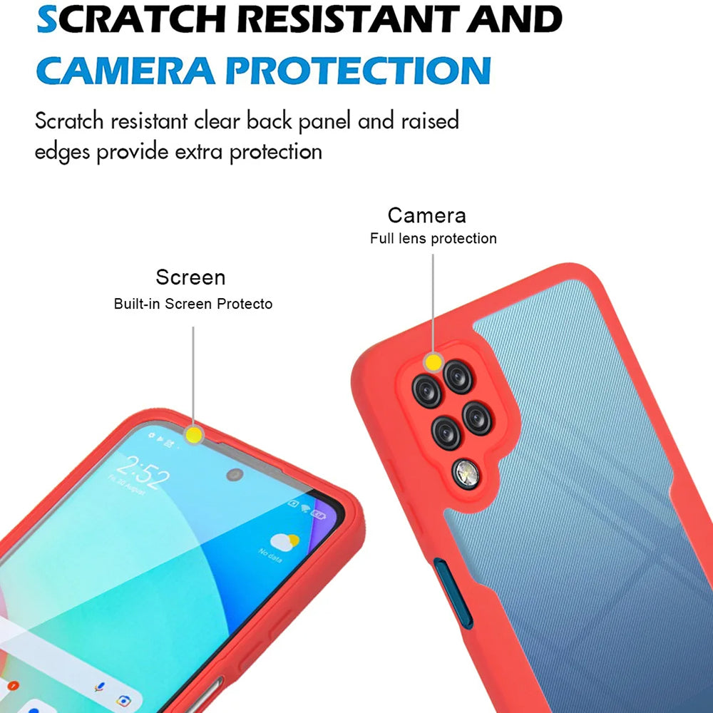 Cover til Samsung Galaxy A12 A125, Techsuit, ColorVerse 360, Sort