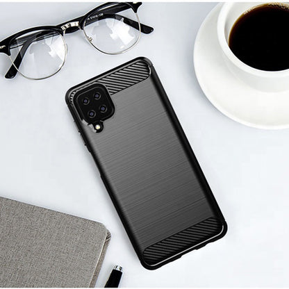 Cover til Samsung Galaxy A12 Nacho A127 / A12 A125, Techsuit, Carbon, Sort
