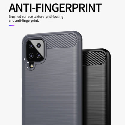 Cover til Samsung Galaxy A12 Nacho A127 / A12 A125, Techsuit, Carbon, Sort