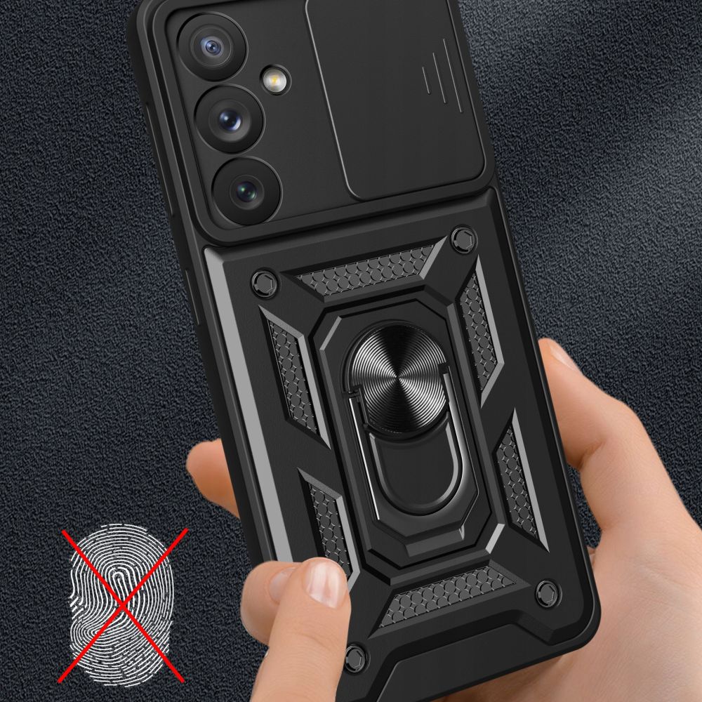Cover til Samsung Galaxy A14 A145 / A14 5G A146, Techsuit, CamShield, Sort