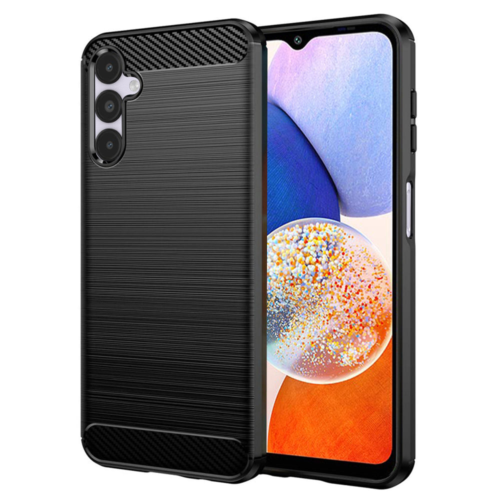 Cover til Samsung Galaxy A14 A145 / A14 5G A146, Techsuit, Carbon, Sort