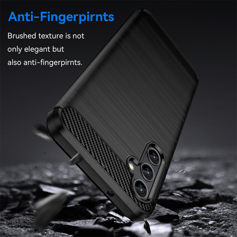 Cover til Samsung Galaxy A14 A145 / A14 5G A146, Techsuit, Carbon, Sort