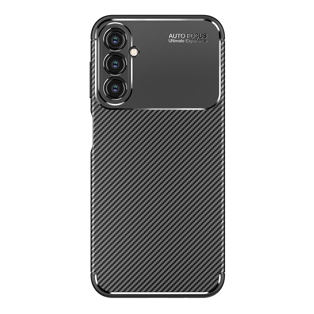 Cover til Samsung Galaxy A14 A145 / A14 5G A146, Techsuit, CarbonFiber, Sort