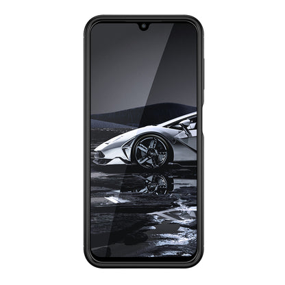 Cover til Samsung Galaxy A14 A145 / A14 5G A146, Techsuit, CarbonFiber, Sort