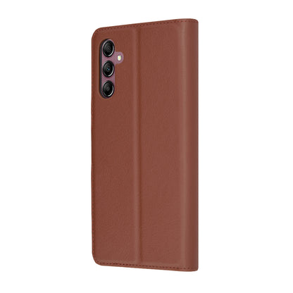 Cover til Samsung Galaxy A14 A145 / A14 5G A146, Techsuit, Læder Folio, Brun