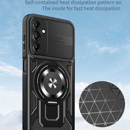 Case for Samsung Galaxy A14 A145 / A14 5G A146, Techsuit, RuggedCam, Black