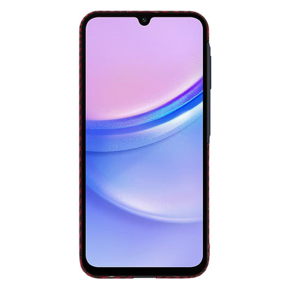 Cover til Samsung Galaxy A15 5G A156 / A15 A155, Techsuit, Carbonite FiberShell, Rød