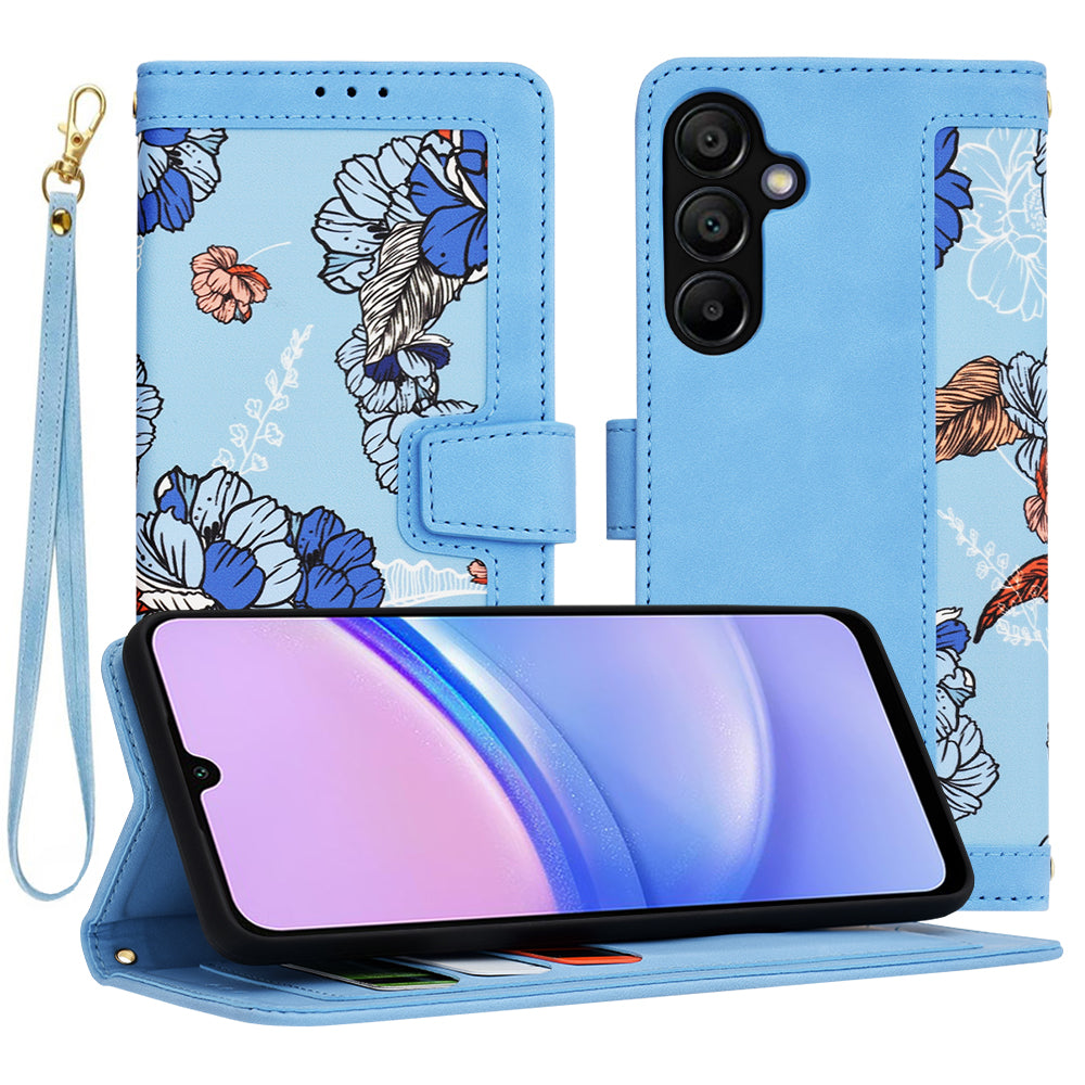 Case for Samsung Galaxy A15 5G A156 / A15 A155, Techsuit, FlipCraft, Blue