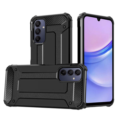 Cover til Samsung Galaxy A15 5G A156 / A15 A155, Techsuit, Hybrid Armor, Sort