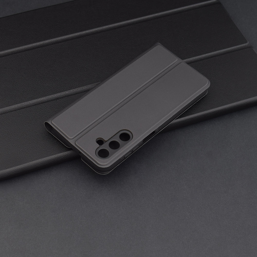 Cover til Samsung Galaxy A15 5G A156 / A15 A155, Techsuit, Magskin Book, Sort