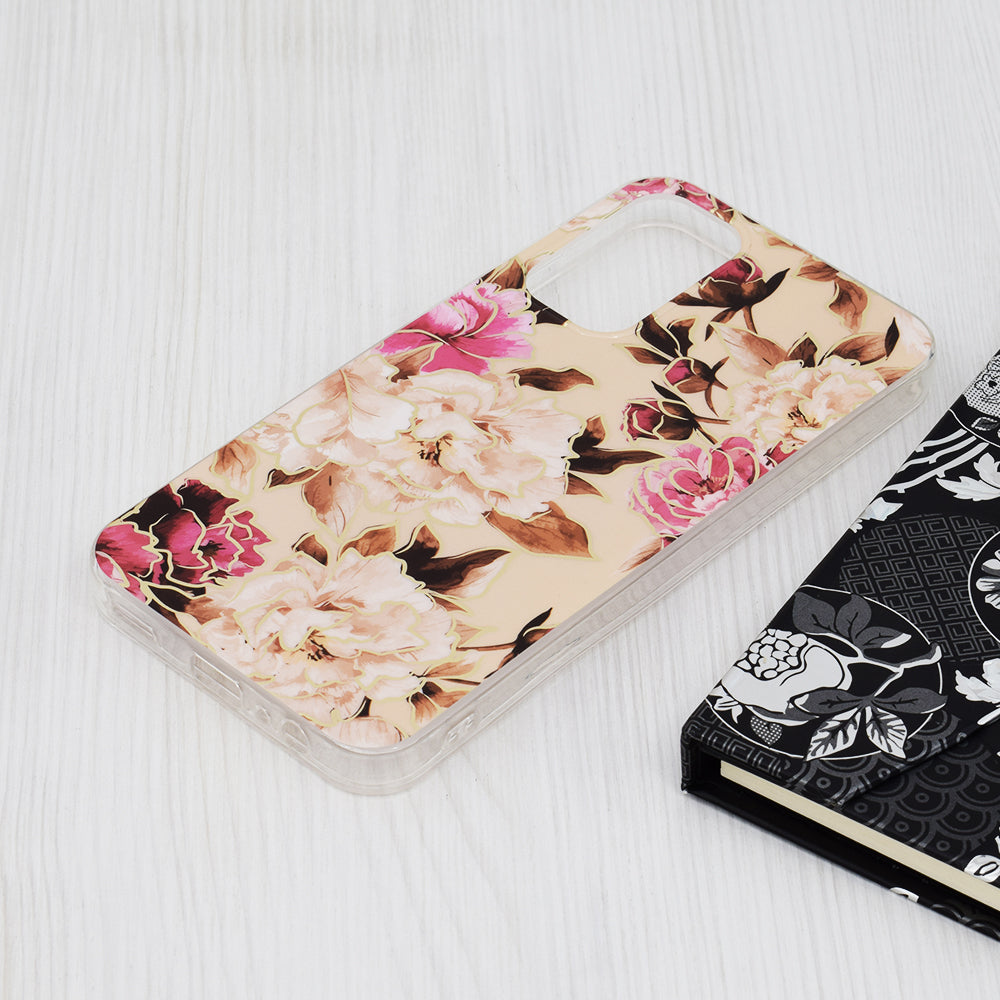 Etui til Samsung Galaxy A15 5G A156 / A15 A155, Techsuit, Marble, Beige