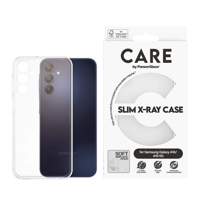Etui til Samsung Galaxy A16 4G A165, PanzerGlass, Fashionable Care, Transparent
