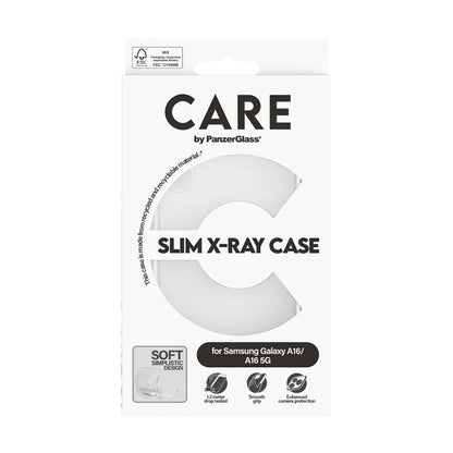 Etui til Samsung Galaxy A16 4G A165, PanzerGlass, Fashionable Care, Transparent