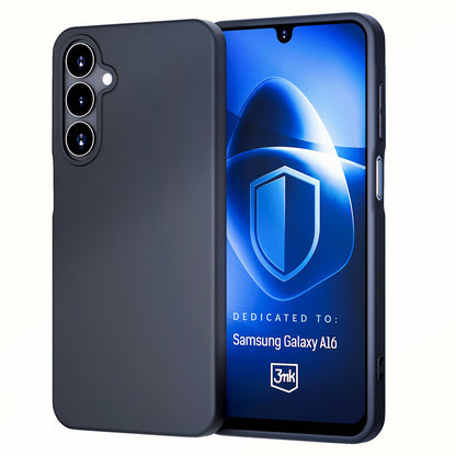 Etui til Samsung Galaxy A16 5G A166 / A16 4G A165, 3MK, Mat Sort