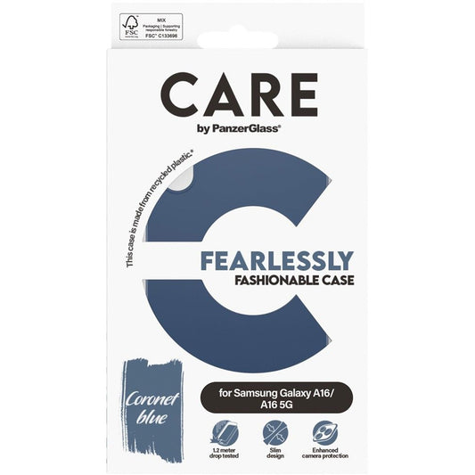 Etui til Samsung Galaxy A16 5G A166 / A16 4G A165, PanzerGlass, Fashionable Care, Blå
