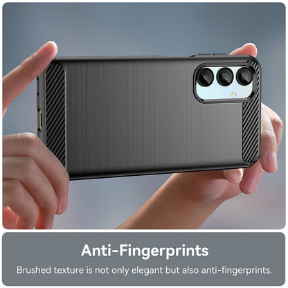 Cover til Samsung Galaxy A16 5G A166 / A16 4G A165, Techsuit, Carbon, Sort