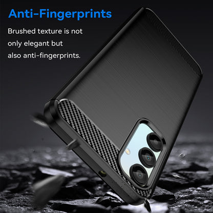 Cover til Samsung Galaxy A16 5G A166 / A16 4G A165, Techsuit, Carbon, Sort