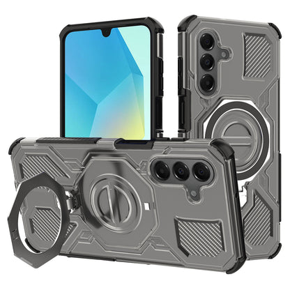 Etui til Samsung Galaxy A16 5G A166 / A16 4G A165, Techsuit, Carbon Shield Pro, Lys Sort