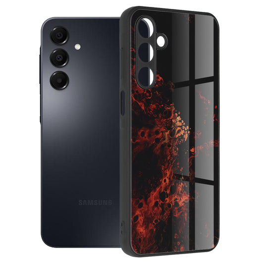 Etui til Samsung Galaxy A16 5G A166 / A16 4G A165, Techsuit, Glaze, Rød