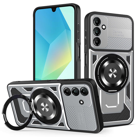 Cover til Samsung Galaxy A16 5G A166 / A16 4G A165, Techsuit, RuggedCam, Grå