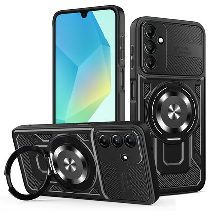 Cover til Samsung Galaxy A16 5G A166 / A16 4G A165, Techsuit, RuggedCam, Sort