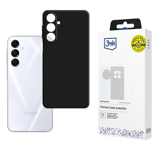 Cover til Samsung Galaxy A17 4G / A17 5G, 3MK, Pro, Mat Sort