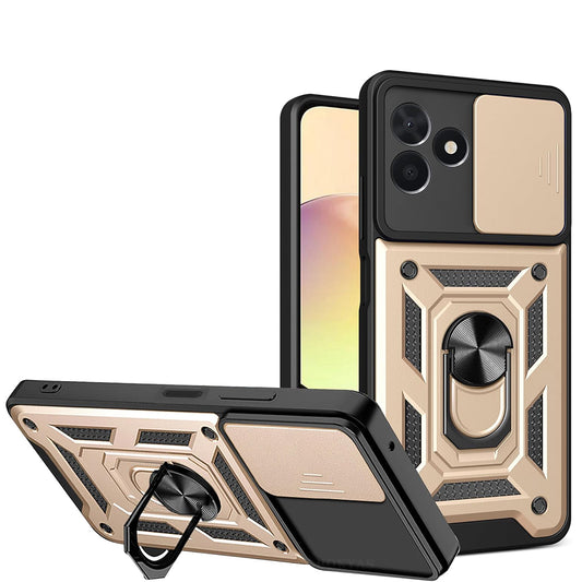Cover til Samsung Galaxy A17 5G, Techsuit, CamShield, Guld