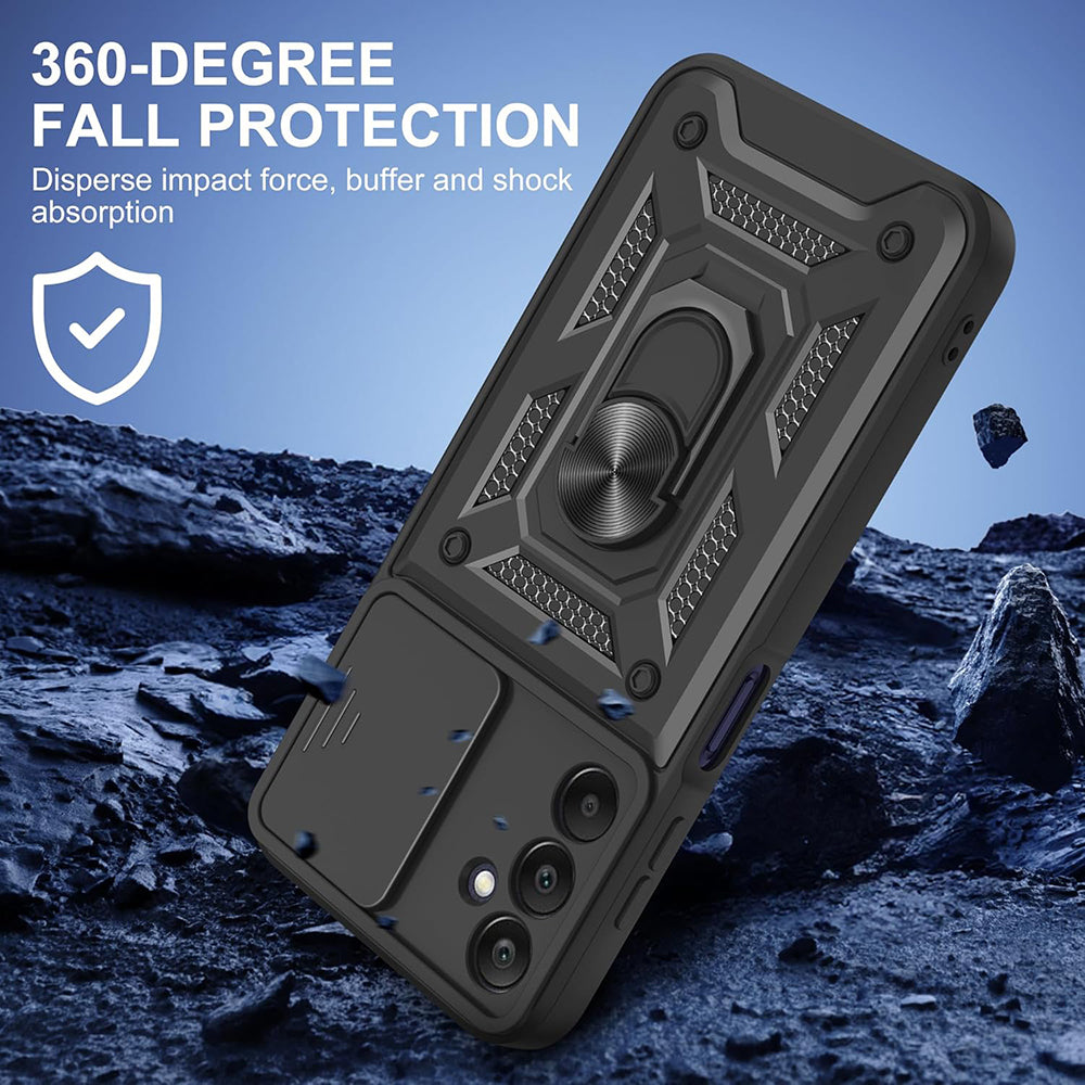Cover til Samsung Galaxy A17 5G, Techsuit, CamShield, Sort