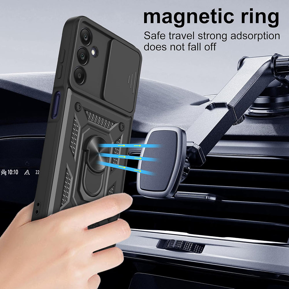 Cover til Samsung Galaxy A17 5G, Techsuit, CamShield, Sort