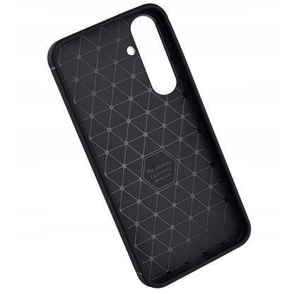 Cover til Samsung Galaxy A17 5G, Techsuit, CarbonFiber, Sort