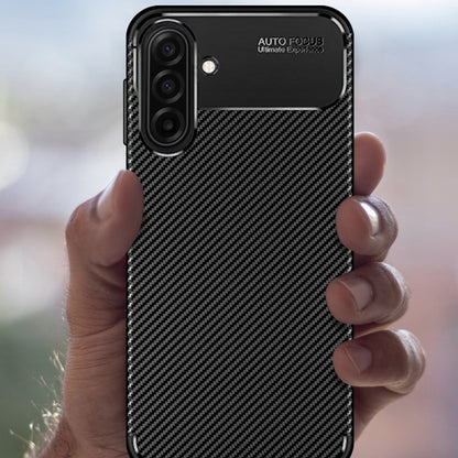 Cover til Samsung Galaxy A17 5G, Techsuit, CarbonFiber, Sort