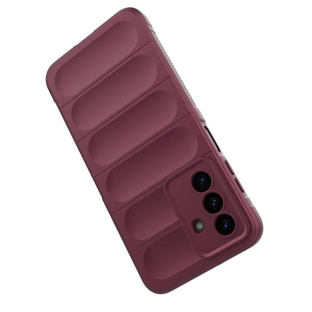 Cover til Samsung Galaxy A17 5G, Techsuit, Magic Shield, Vinrød