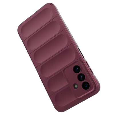 Cover til Samsung Galaxy A17 5G, Techsuit, Magic Shield, Vinrød