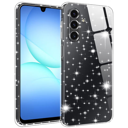 Cover til Samsung Galaxy A17 5G, Techsuit, SparkleSkin, Transparent