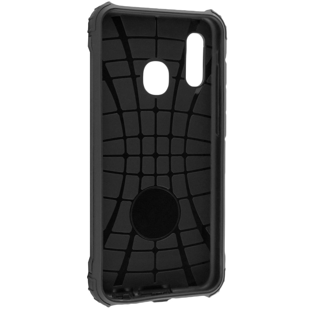 Cover til Samsung Galaxy A20e A202, Techsuit, Hybrid Armor, Sort