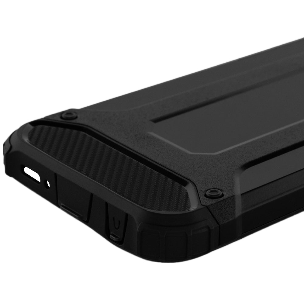 Cover til Samsung Galaxy A20e A202, Techsuit, Hybrid Armor, Sort