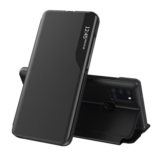 Cover til Samsung Galaxy A21s A217, Techsuit, eFold, Sort