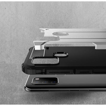 Cover til Samsung Galaxy A21s A217, Techsuit, Hybrid Armor, Sort