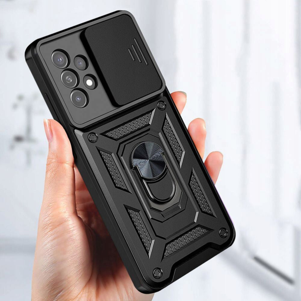 Cover til Samsung Galaxy A23 5G A236 / A23 A235, Techsuit, CamShield, Sort