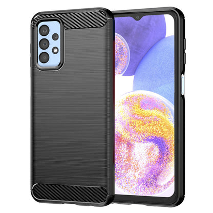 Cover til Samsung Galaxy A23 5G A236 / A23 A235, Techsuit, Carbon, Sort