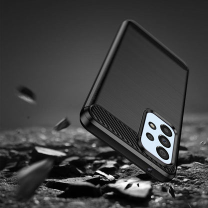 Cover til Samsung Galaxy A23 5G A236 / A23 A235, Techsuit, Carbon, Sort