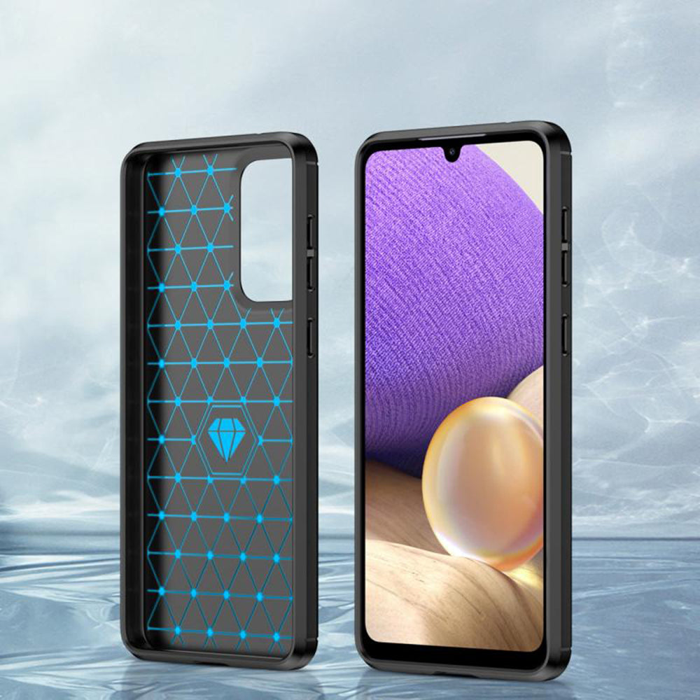 Cover til Samsung Galaxy A23 5G A236 / A23 A235, Techsuit, Carbon, Sort