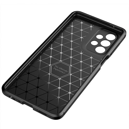 Cover til Samsung Galaxy A23 5G A236 / A23 A235, Techsuit, CarbonFiber, Sort